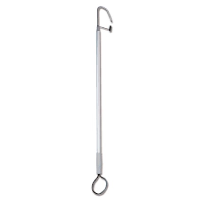 ANOD.ALUM. POLE, S.STEEL HOOK