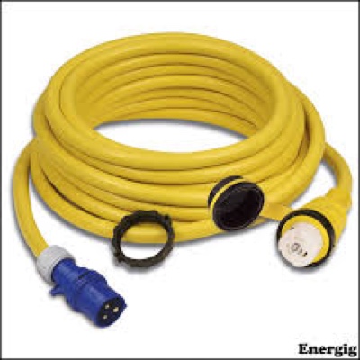Marinco 32A 230V Cordset 15m with European Plug