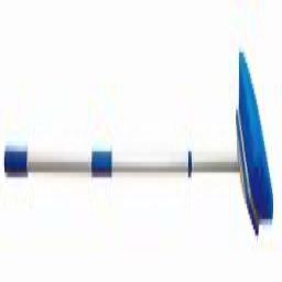 Telescoping Deck Brush - Medium Brush (Blue)