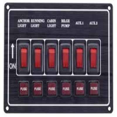 ЕЛ.ТАБЛО ЗА ЛОДКА 3-КЛЮЧА 12V