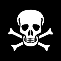 ПИРАТСКО ЗНАМЕ - JOLLY ROGER CM 30 x 45